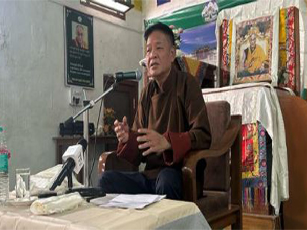 Sikyong Penpa Tsering visits Kamrao settlement, emphasising Tibet-China conflict resolution (Photo/@CTA_TibetdotNet)