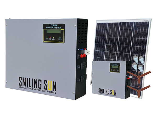 Smiling Sun solar kit powers fans and lights, boosting rural India's energy access.
