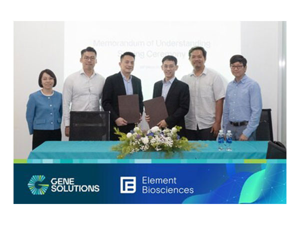 Gene Solutions and Element Biosciences enter strategic collaboration to advance next-generation sequencing (NGS) technology globally 