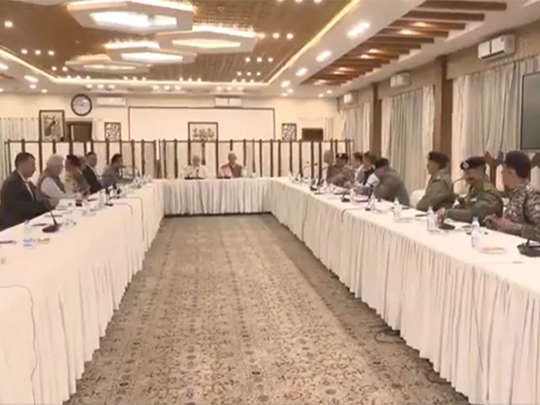 Union Home Minister Amit Shah chaired a high-level security meeting with all the agencies (Photo/ANI)