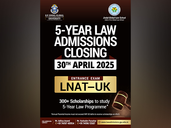 Jindal Global Law School (JGLS) Admissions Close on 30th April’ Students Must Take LNAT-UK Test