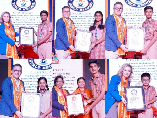 From Chemistry to Culture: Amrita Vidyalayam Students Rewrite the Record Books