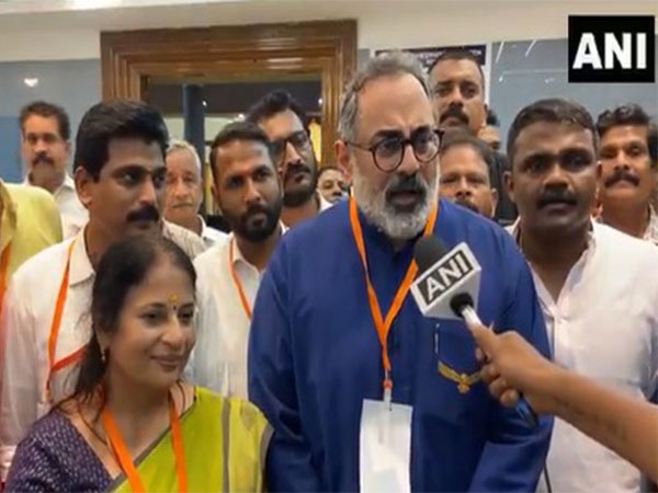  Kerala BJP president, Rajeev Chandrasekhar (Photo/ ANI)