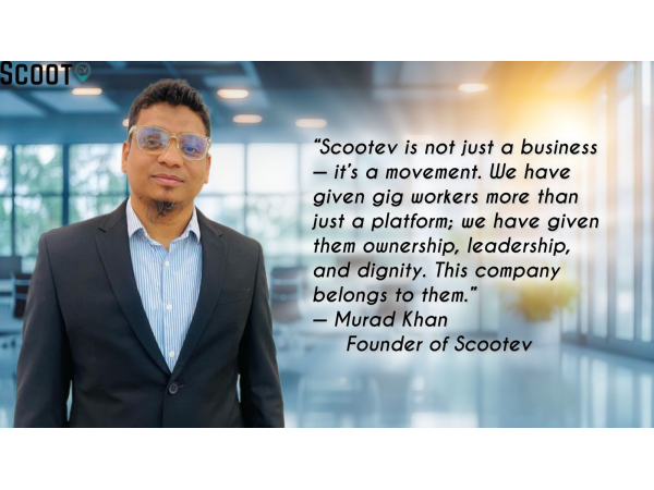 Murad Khan, Founder of Scootev.
