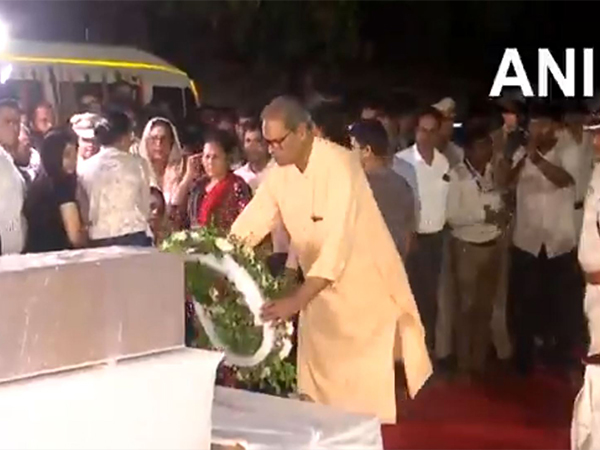 Odisha Deputy CM pays tribute to mortal remains of victim of Pahalgam terror attack (Photo/ANI) 