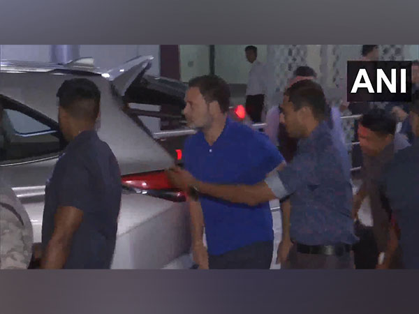 Congress MP Rahul Gandhi returns to Delhi (Photo/ANI)