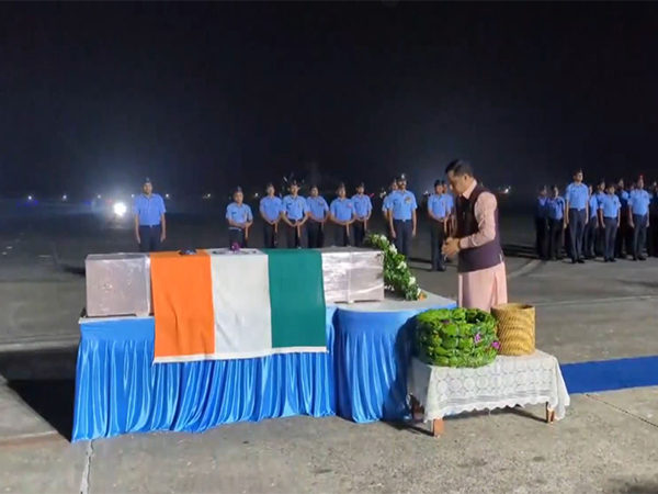 Mortal remains of Tage Hailyang brought to Guwahati airport. (Photo/Commissioner Of Police, Guwahati) 