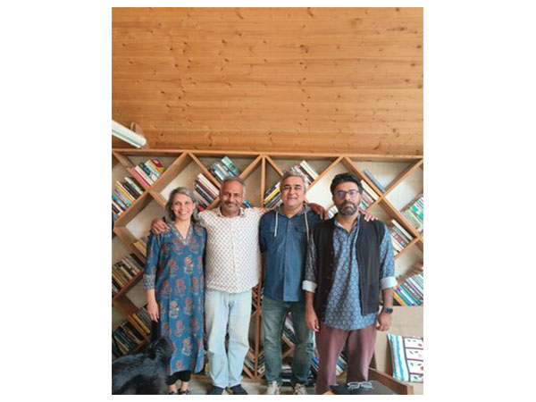The Jury (L-R): Dr Vandita Dubey, Chetan Mahajan, Karthik Venkatesh and Vineet Gill at the Himalayan Writing Retreat.