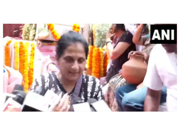 Pallavi Manjunath, wife of victim Manjunath Rao (Photo/ANI)