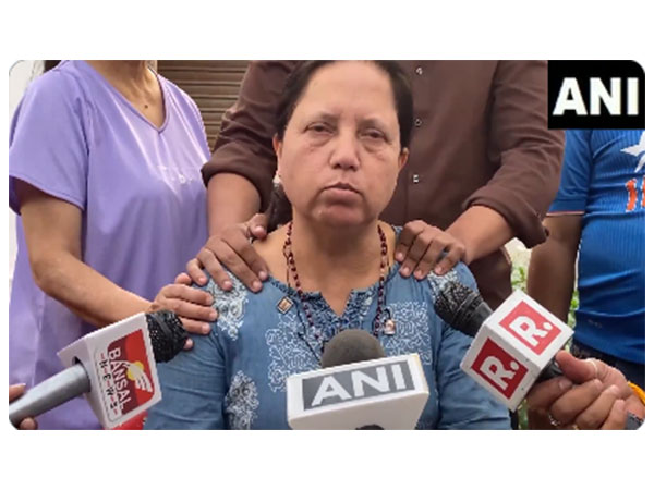 Jennifer, wife of Sushil Nathaniel killed in Pahalgam terror attack (Photo/ANI)
