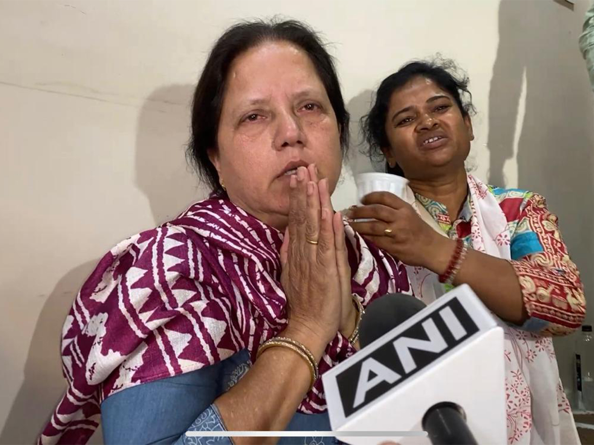  Sushil Nathaniel's wife Jennifer (Photo / ANI)