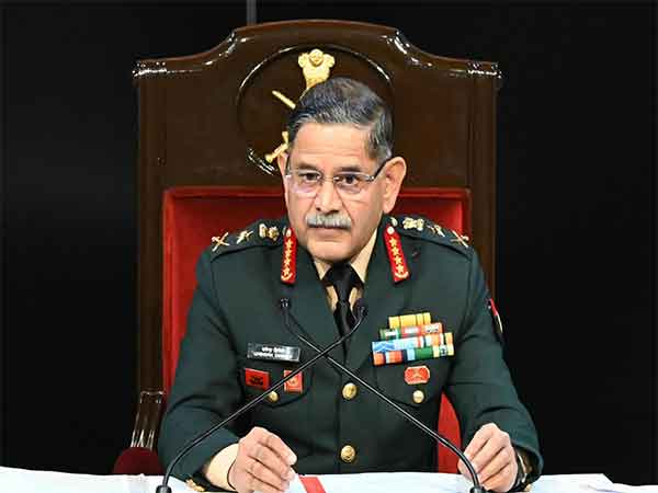 Indian Army Chief General Upendra Dwivedi (File photo/ANI)