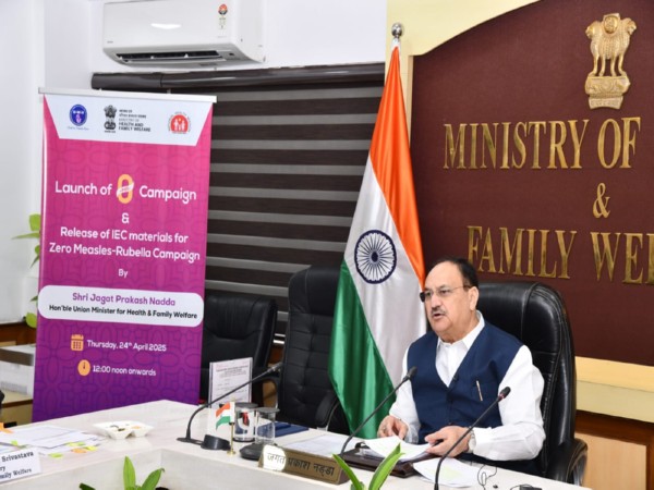 Union Health Minister JP Nadda (Photo/ X@JPNadda)