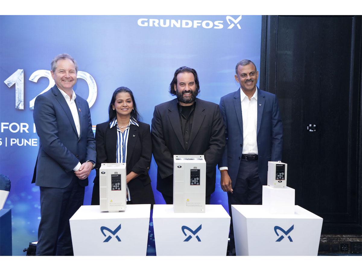 Truls Lystang, Sr. Vice President, Industry Sales; Usha Subramaniam, Country President, India; Jimm Feldborg, Head of Product Development, IND; Shankar Rajaram, Head of Sales, IND – INDO