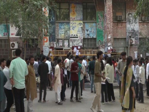 Visuals from JNU university (Photo/ANI) 