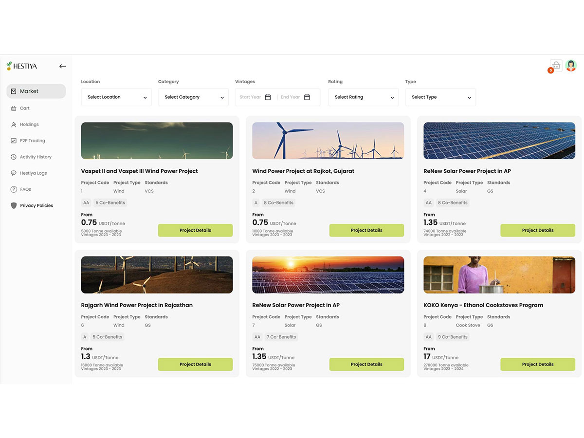 Hestiya Redefines Carbon Credit and I-REC Buying with Blockchain-Powered Marketplace
