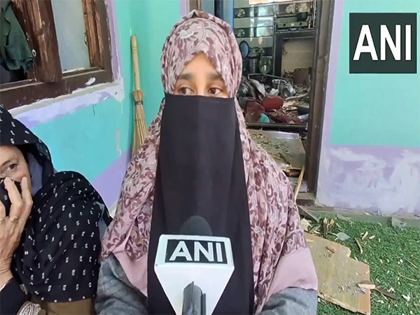 Sister of the terrorist  one of the terrorists allegedly involved in Pahalgam attack (Photo/ANI)