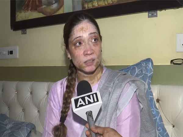 Neha Miraniya, Pahalgam victim Dinesh Miraniya’s wife (Photo/ANI)
