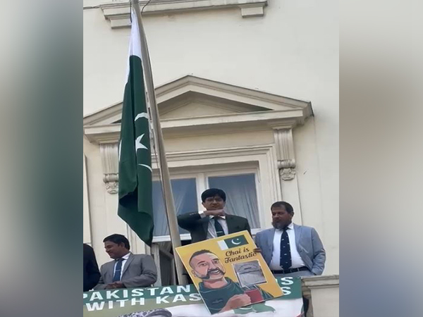 Colonel Taimur Rahat, Pakistan Army Defence Attache in London (Photo/Screengrab of viral video)