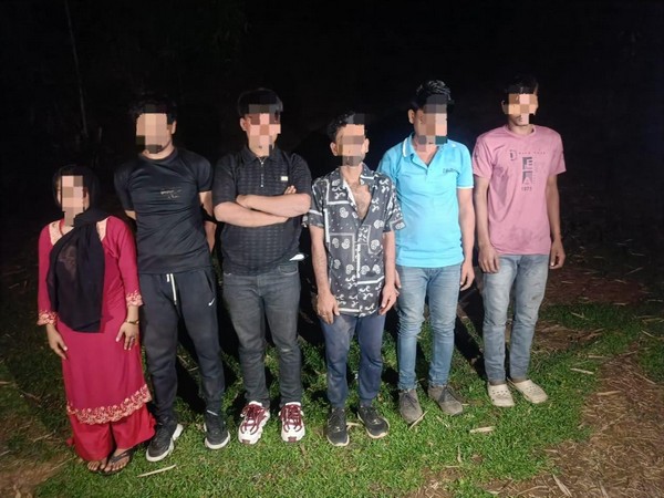 Six illegal Bangladeshi individuals in Assam. (Photo/X@himantabiswa)
