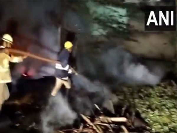 Visual of firefighting efforts in Thootukudi, Tamil Nadu (Photo/ANI)