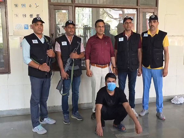 Haryana police along with STF arrest gangster, history sheeter Kunal Joon (Photo/ANI)