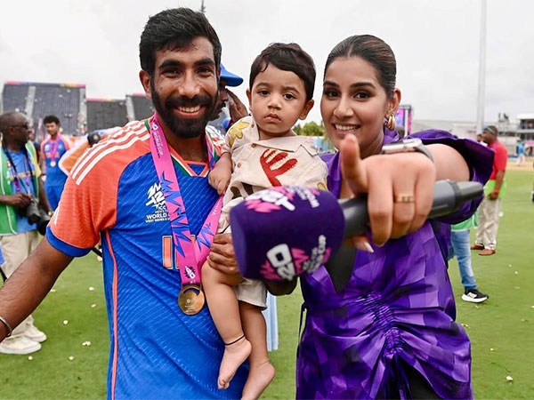Jasprit Bumrah Angad and Sanjana Ganesan (Photo: Sanjana Ganesan/Instagram) 