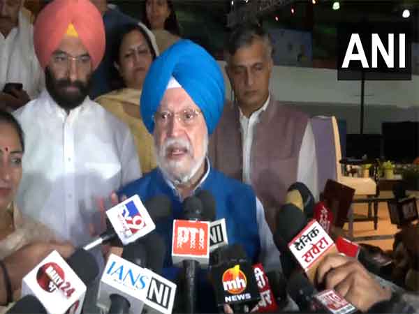 Union Minister Hardeep Singh Puri and Delhi CM Rekha Gupta (Photo/ANI)