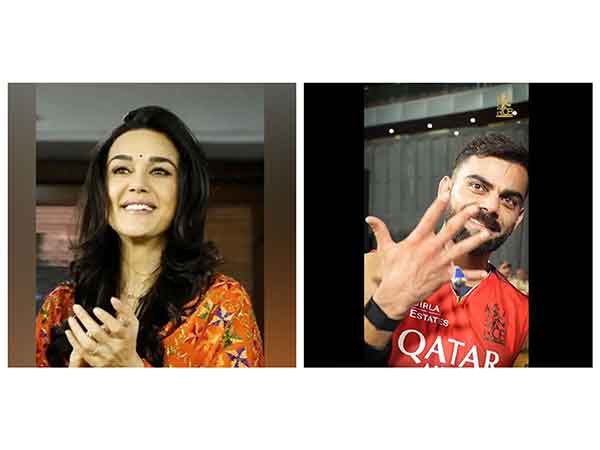 Preity Zinta and Virat Kohli  (Photo- RCB X/@RCBTweets X)