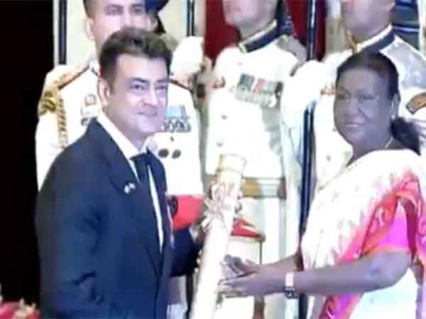 Actor Ajith (Image source: President of India/YouTube)
