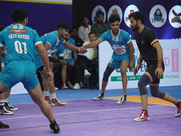 Players in action during Global Indian-Pravasi Kabaddi League (Image: GI-PKL)