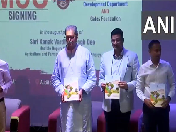 Odisha Government signs MoU with Gates foundation to promote agriculture (Photo: ANI) 