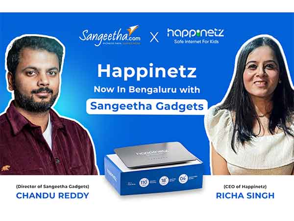 Through a new offline partnership with Sangeetha Gadgets, Happinetz makes its kid-safe internet filter box more accessible to Bengaluru families seeking smarter digital parenting solutions.