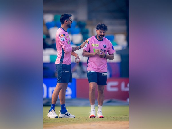 Delhi Capitals captain Axar Patel and spinner Kuldeep Yadav (Photo: Delhi Capitals)