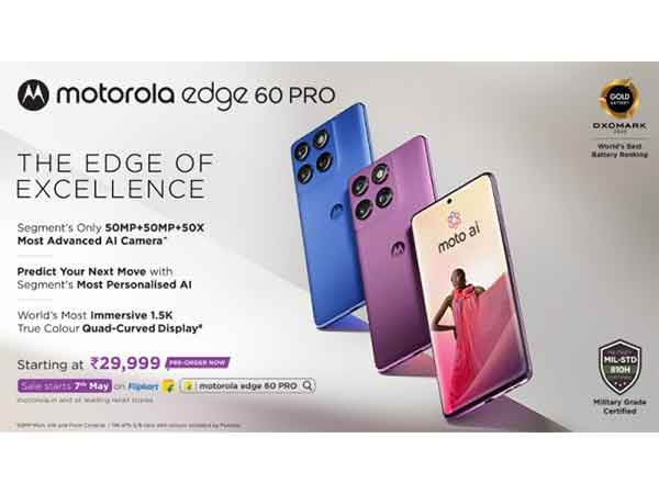 motorola launches the edge 60 pro at just Rs. 29,999