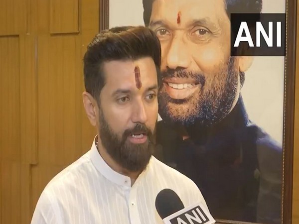 Union Minister Chirag Paswan (Photo/ANI)
