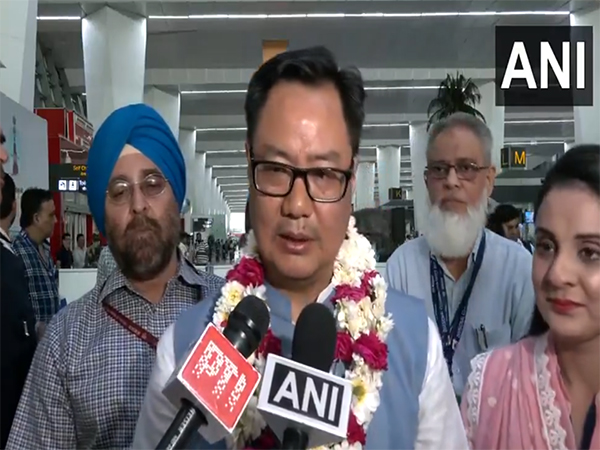 Union Minister for Minority Affairs and Parliamentary Affairs Kiren Rijiju (Photo/ANI)