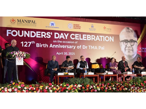 Governor of Andhra Pradesh, Justice S Abdul Nazeer, addresses the gathering at the 127th Birth Anniversary celebration of Dr T.M.A. Pai