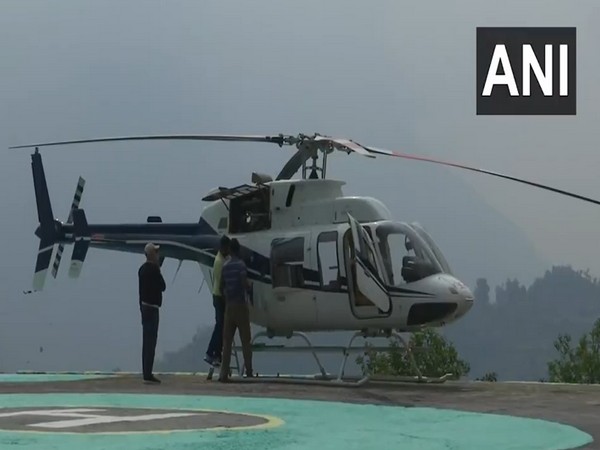 Helicopter service for Kedarnath Yatra 2025 begins. (Photo/ANI)