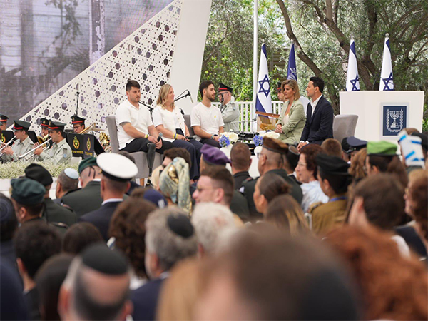 Image from the celebration (Image: X@Isaac_Herzog)
