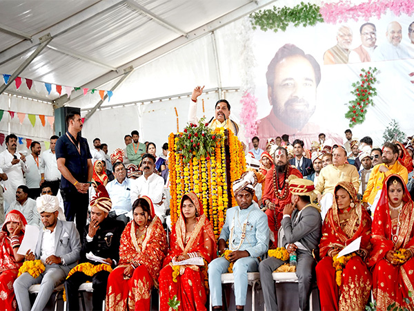 MP CM Mohan Yadav attends mass wedding ceremony in Sagar (Photo/DPR)