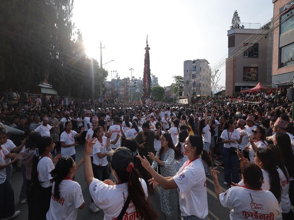  Nepal’s “Red God” chariot procession (Photo/ANI)