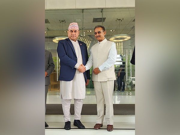 MoS for External Affairs Kirti Vardhan Singh with Kamal Bahadur Shah, Chief Minister of Sudurpaschim Province of Nepal. (Photo/ X@ KVSinghMPGonda)