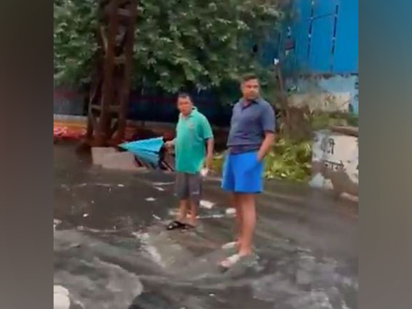 Delhi Minister Parvesh Verma taking stock of the affected areas. (Photo/X@p_sahibsingh)