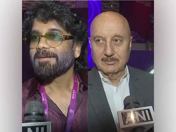 Actors Nagarjuna and Anupam Kher (Image Source: ANI)