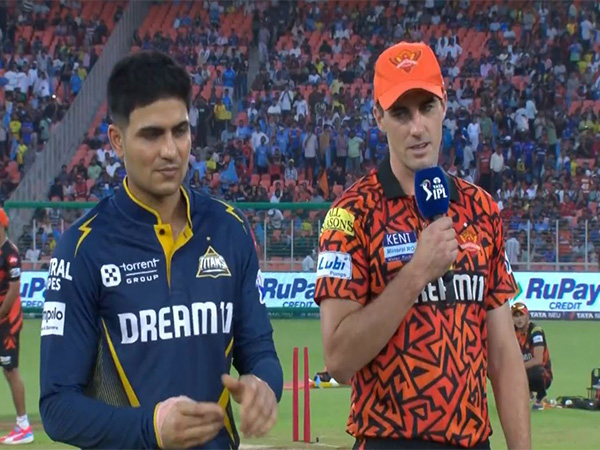 GT skipper Shubman Gill and SRH captain Pat Cummins (Photo: @ipl/X) 