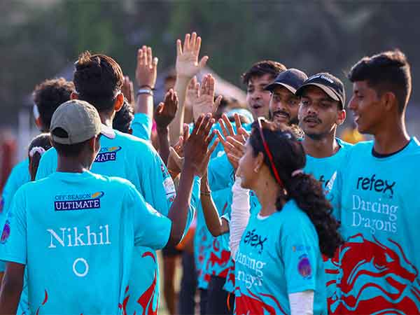 Dancing Dragons celebrate after winning in Mumbai Ultimate League season 5 (Image: MUL)