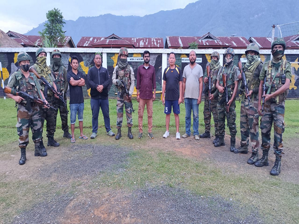 Assam Rifles rescue abducted Jharkhand man in Manipur (Photo/Assam Rifles)