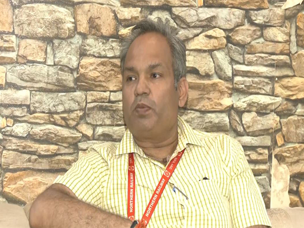 DRM Sachindra Mohan Sharma (Photo/ANI)