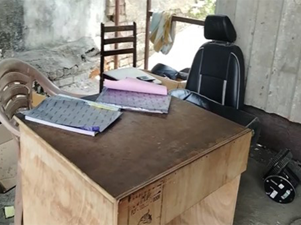 Visuals from the alleged illegal lottery operation in Poonamallee area in Chennai (Photo/ANI) 